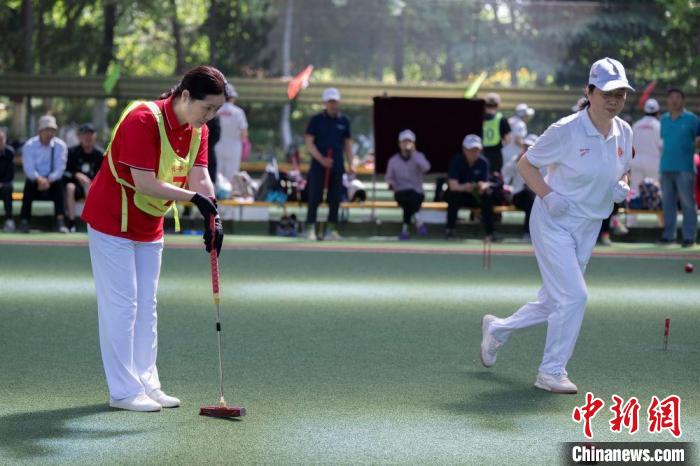 2024年全国老年人门球系列赛扬州江都站正式开赛