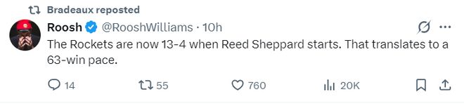 谢泼德狂砍27分创生涯三分新高 火箭险胜雄鹿迎