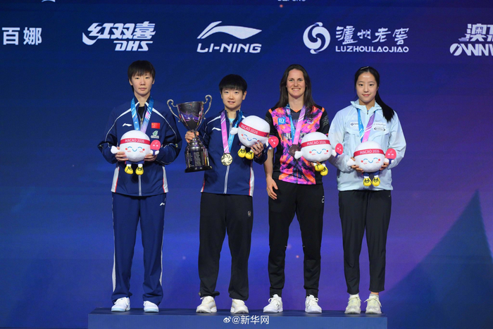 孙颖莎女单三连冠 王楚钦首夺单打世界杯冠军